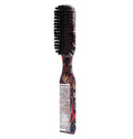 Professional Double-Sided Beard Styling Brush & Comb for Men – Printed Pattern Grooming Tool | Barber Hair Removal Comb for Beard Shaping, Styling & Broken Hair Cleaning (Red)