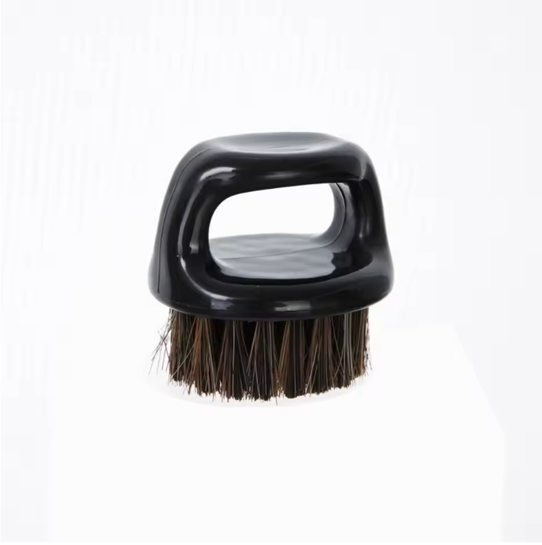 Professional Vintage Beard Brush for Men – Barber-Grade Grooming & Hair Styling Tool | Premium Beard, Mustache & Hairdressing Brush for Daily Styling & Salon Use (Black)