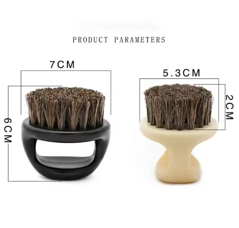 Professional Vintage Beard Brush for Men – Barber-Grade Grooming & Hair Styling Tool | Premium Beard, Mustache & Hairdressing Brush for Daily Styling & Salon Use (Black)